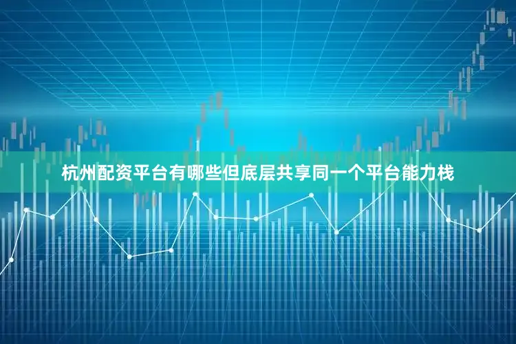 杭州配资平台有哪些但底层共享同一个平台能力栈